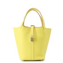 Load image into Gallery viewer, HERMES Picotin Lock Lime Taurillon Clemence Size PM