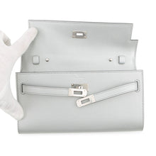 将图像加载到图库查看器中,HERMES Kelly Long Togo Argent Chevre Shamqila