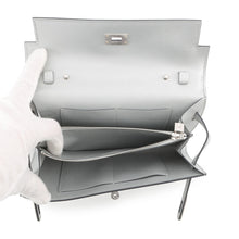 将图像加载到图库查看器中,HERMES Kelly Long Togo Argent Chevre Shamqila