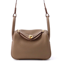 Load image into Gallery viewer, HERMES Lindy Etoupe Taurillon Clemence Size Mini