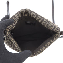 Load image into Gallery viewer, FENDI Zucchino Mamma Bucket Shoulder Bag Beige/Brown8BT075JQ4 Canvas Leather