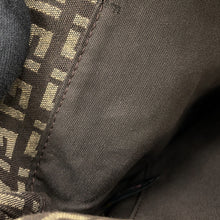 Load image into Gallery viewer, FENDI Zucchino Mamma Bucket Shoulder Bag Beige/Brown8BT075JQ4 Canvas Leather
