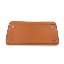 Load image into Gallery viewer, Valextra Valextra Brera 2WAY Handbag Brown Leather Size Medium