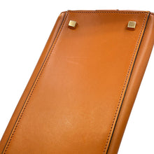Load image into Gallery viewer, Valextra Valextra Brera 2WAY Handbag Brown Leather Size Medium