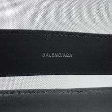 Load image into Gallery viewer, BALENCIAGA NavyCabas Black3399332AAED1090 Mesh Leather Size S