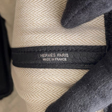 Load image into Gallery viewer, HERMES Garden Party Black Negonda Leather Size TPM