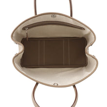 将图像加载到图库查看器中,HERMES Garden Party Etoupe Negonda Leather Size TPM
