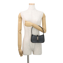 将图像加载到图库查看器中,SAINT LAURENT PARIS LE 5 A 7 Handbag Black7103182R20W1000 Calf Leather Size Mini