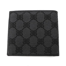 将图像加载到图库查看器中,BALENCIAGA The Hacker Project Bifold Wallet Black680430 Canvas/Leather
