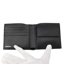 将图像加载到图库查看器中,BALENCIAGA The Hacker Project Bifold Wallet Black680430 Canvas/Leather