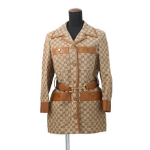 将图像加载到图库查看器中,GUCCI GG Canvas Jacket Size 40 Beige682302 Cotton70% Cotton30%