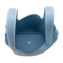 Load image into Gallery viewer, HERMES Picotin Lock New Blue Jean Taurillon Clemence Size PM