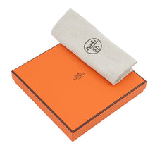 Load image into Gallery viewer, HERMES Bandouliere Sangle Cortage Long Biscuit/White Swift Leather Toile H Size 4.1"x1"