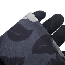 Load image into Gallery viewer, CHANEL Scarf Camellia CC Logo Gray/BlackAAB779-B23588-U8080 Silk100%