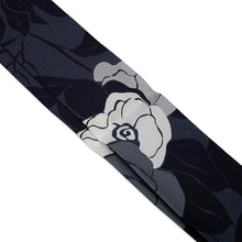 Load image into Gallery viewer, CHANEL Scarf Camellia CC Logo Gray/BlackAAB779-B23588-U8080 Silk100%