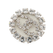 将图像加载到图库查看器中,CHANEL Brooch CC Logo CircleA15462-Y01706-Z2381 Metal Plastic Rhinestone