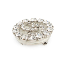 将图像加载到图库查看器中,CHANEL Brooch CC Logo CircleA15462-Y01706-Z2381 Metal Plastic Rhinestone