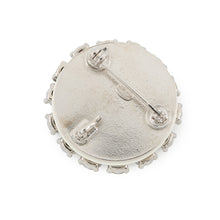 将图像加载到图库查看器中,CHANEL Brooch CC Logo CircleA15462-Y01706-Z2381 Metal Plastic Rhinestone
