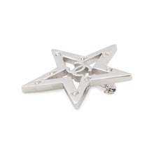 Load image into Gallery viewer, CHANEL Brooch Star Rhinestone Metal Rhinestone