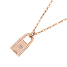 Load image into Gallery viewer, HERMES Kelly Amulette Cadena NecklaceH121332B 00 18K Pink Gold