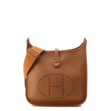 将图像加载到图库查看器中,HERMES Evelyne3 Gold Taurillon Clemence Size PM