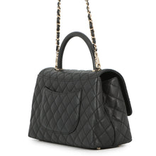 将图像加载到图库查看器中,CHANEL Coco handle BlackA92991 Caviar Leather Size 29