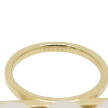 将图像加载到图库查看器中,TASAKI Balance Signature Ring Size Approximately No. 14R-4398-18KYG 18K Yellow Gold