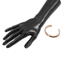 将图像加载到图库查看器中,HERMES Olymp Bracelet Size T2 Black Box Calf Leather Metal