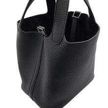 Load image into Gallery viewer, HERMES Picotin Lock Black Taurillon Clemence Size PM