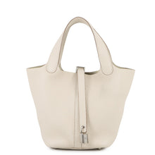 Load image into Gallery viewer, HERMES Picotin Lock Craie Taurillon Clemence Size PM