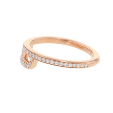 将图像加载到图库查看器中,HERMES Link de HERMES Ring Size 50/#10 18K Pink Gold