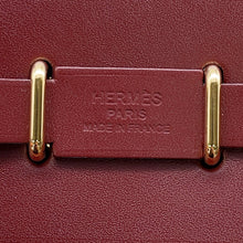 将图像加载到图库查看器中,HERMES Herbag zip Rouge H Toile Military Vache Hunter Leather Size Mini