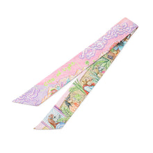 将图像加载到图库查看器中,HERMES Twilly City of Light Pink / Violet / Multicolor Silk100%
