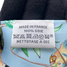 Load image into Gallery viewer, HERMES Twilly Equator Blue Ciel / Green / Orange Silk100%