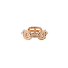 将图像加载到图库查看器中,HERMES Legato Chaine d'Ancre Scarf Ring Gold Plated