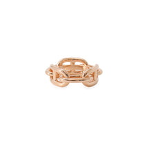 将图像加载到图库查看器中,HERMES Legato Chaine d'Ancre Scarf Ring Gold Plated