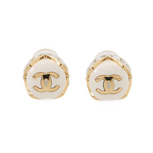 将图像加载到图库查看器中,CHANEL CC Logo EarringABH727-B24313-U9887 Gold Plated Rhinestone