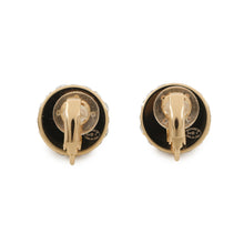 将图像加载到图库查看器中,CHANEL CC Logo EarringABH727-B24313-U9887 Gold Plated Rhinestone