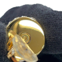 将图像加载到图库查看器中,CHANEL CC Logo EarringABH727-B24313-U9887 Gold Plated Rhinestone