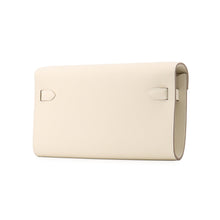 Load image into Gallery viewer, HERMES Kelly wallet long to go Craie Epsom
