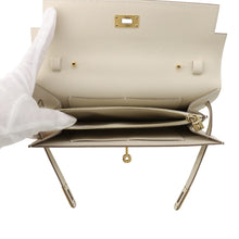 Load image into Gallery viewer, HERMES Kelly wallet long to go Craie Epsom