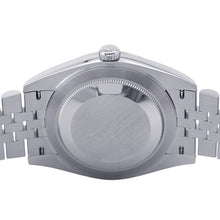 将图像加载到图库查看器中,ROLEX Datejust W41mm Stainless Steel Slate Dial126300