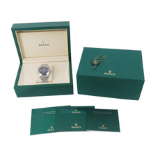 将图像加载到图库查看器中,ROLEX Datejust W41mm Stainless Steel Slate Dial126300