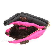 Load image into Gallery viewer, LOUIS VUITTON Maxi Multi-Pochette Accessoires Noir/FuchsiaM58980 Recycled Nylon Monogram