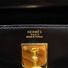 Load image into Gallery viewer, HERMES Kelly Sellier Black Box Calf Leather Size 32