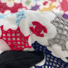 将图像加载到图库查看器中,CHANEL 24P Blooming Raffia Patchwork Jacket Size 34 White/MulticolorP76667-V68570-NU931 Cotton82% Polyester18%
