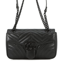 Load image into Gallery viewer, GUCCI GG Marmont Shoulder Bag Black443497 Leather Size Medium
