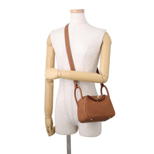 Load image into Gallery viewer, HERMES Lindy Gold Taurillon Clemence Size Mini