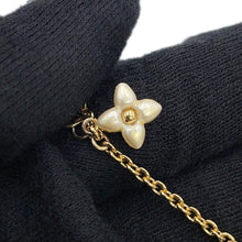 Load image into Gallery viewer, LOUIS VUITTON Bracelet・LV Flora Gram GoldM0940A Metal Faux Pearl
