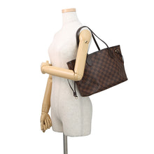 将图像加载到图库查看器中,LOUIS VUITTON Neverfull RedN51109 Damier Ebene Canvas Size PM